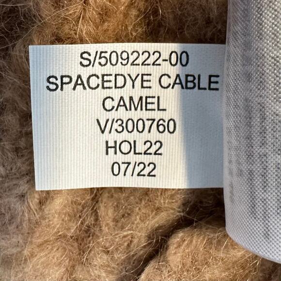 NWT Banana Republic Alpaca Spacedye Cable-knit Sweater Large - Picture 10 of 12